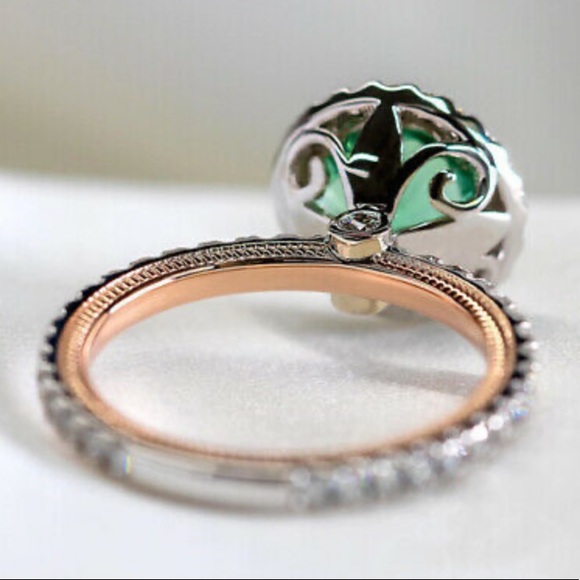 New 925 Sterling Silver Two tone Ring - Picture 5 of 5